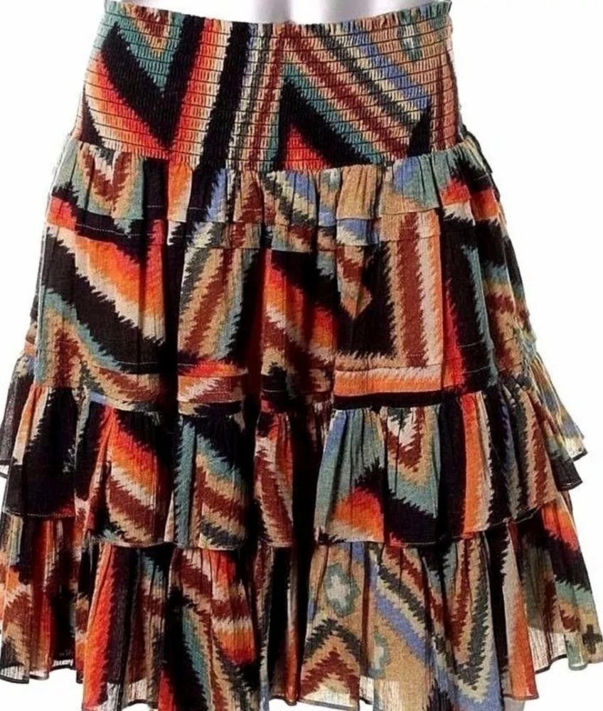 Lauren Ralph Lauren Tribal Ladies Layered Skirt